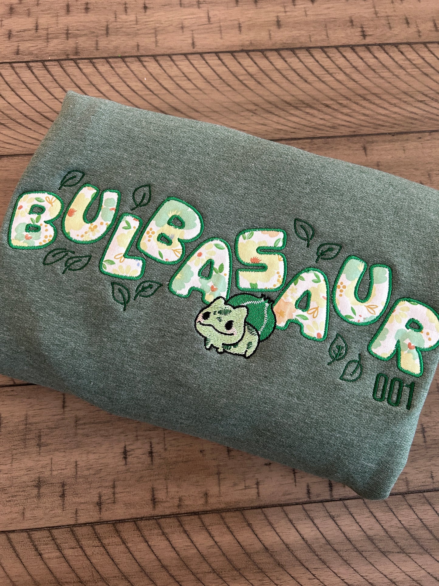 Leaf Frog Embroidered Sweater