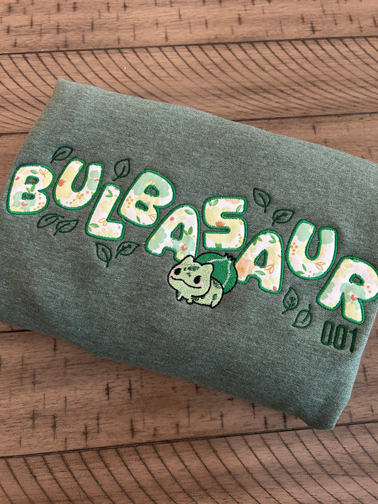 Leaf Frog Embroidered Sweater