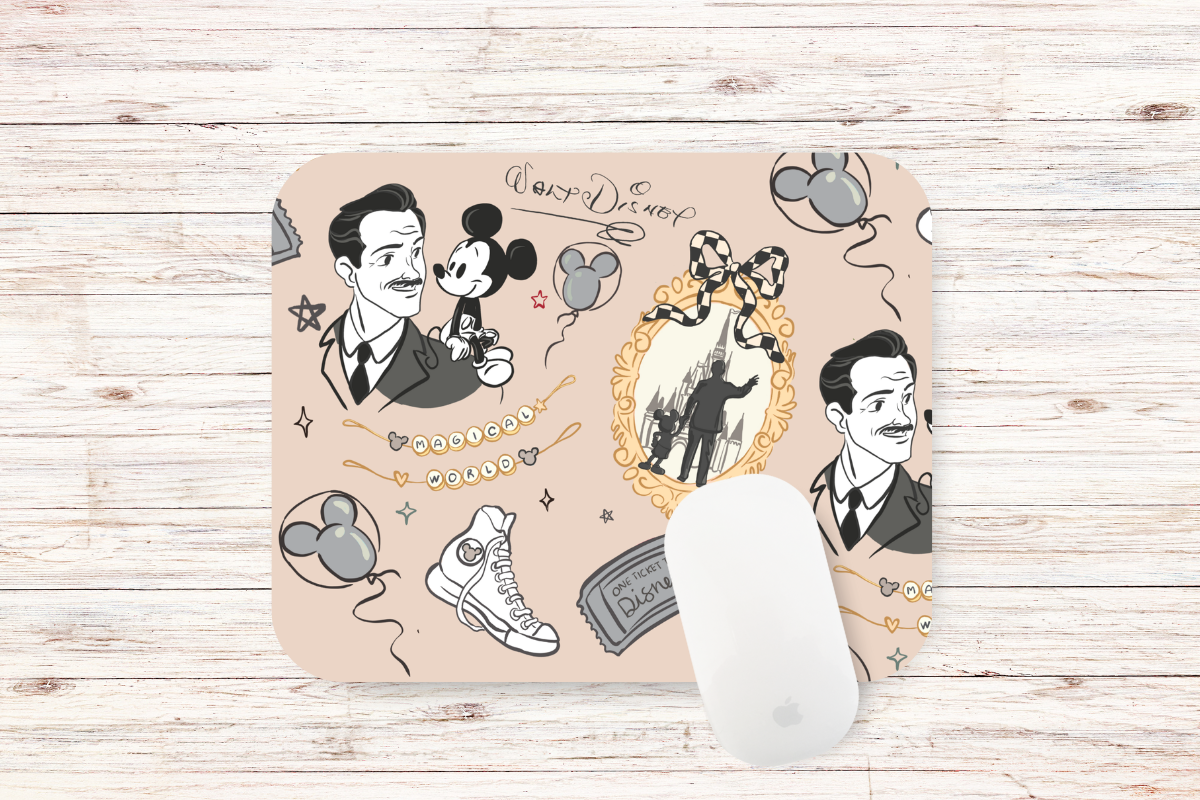 Walt and Mick Mouse Pad