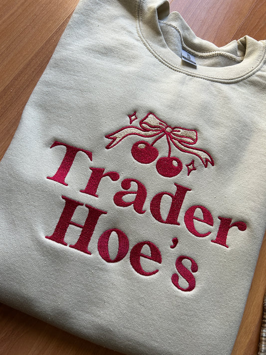 Trader Hoe’s Embroidered Sweater