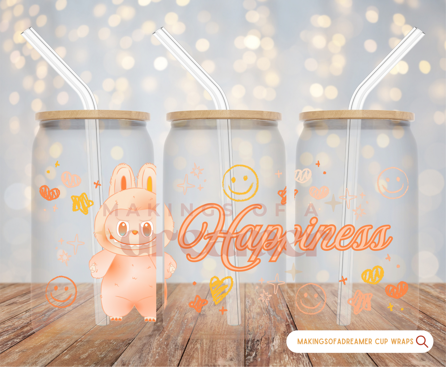 Monster Bubu Glass Cup