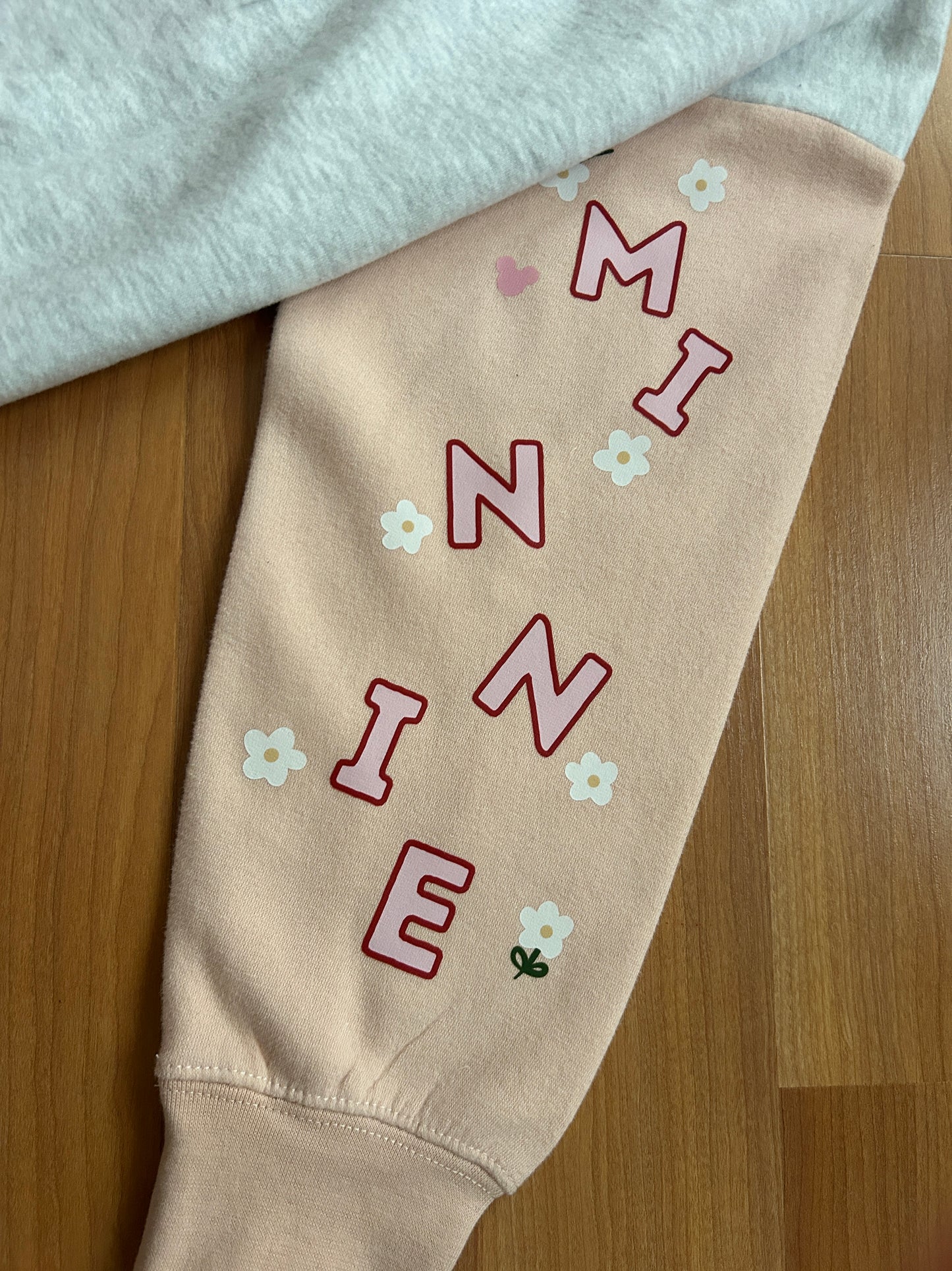 Minnie Color-block Embroidered Sweater