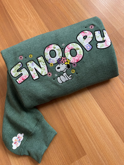 Snoopy Spring Embroidered Sweater