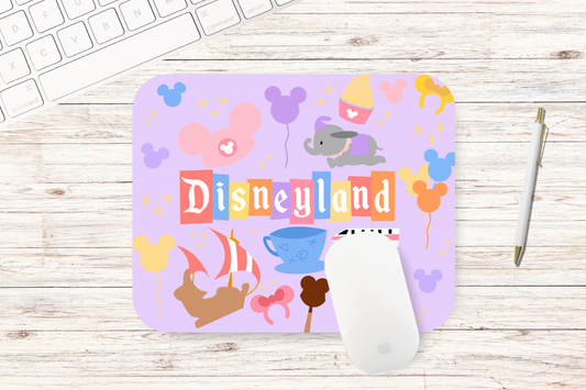 Pastel Icons Mouse Pad