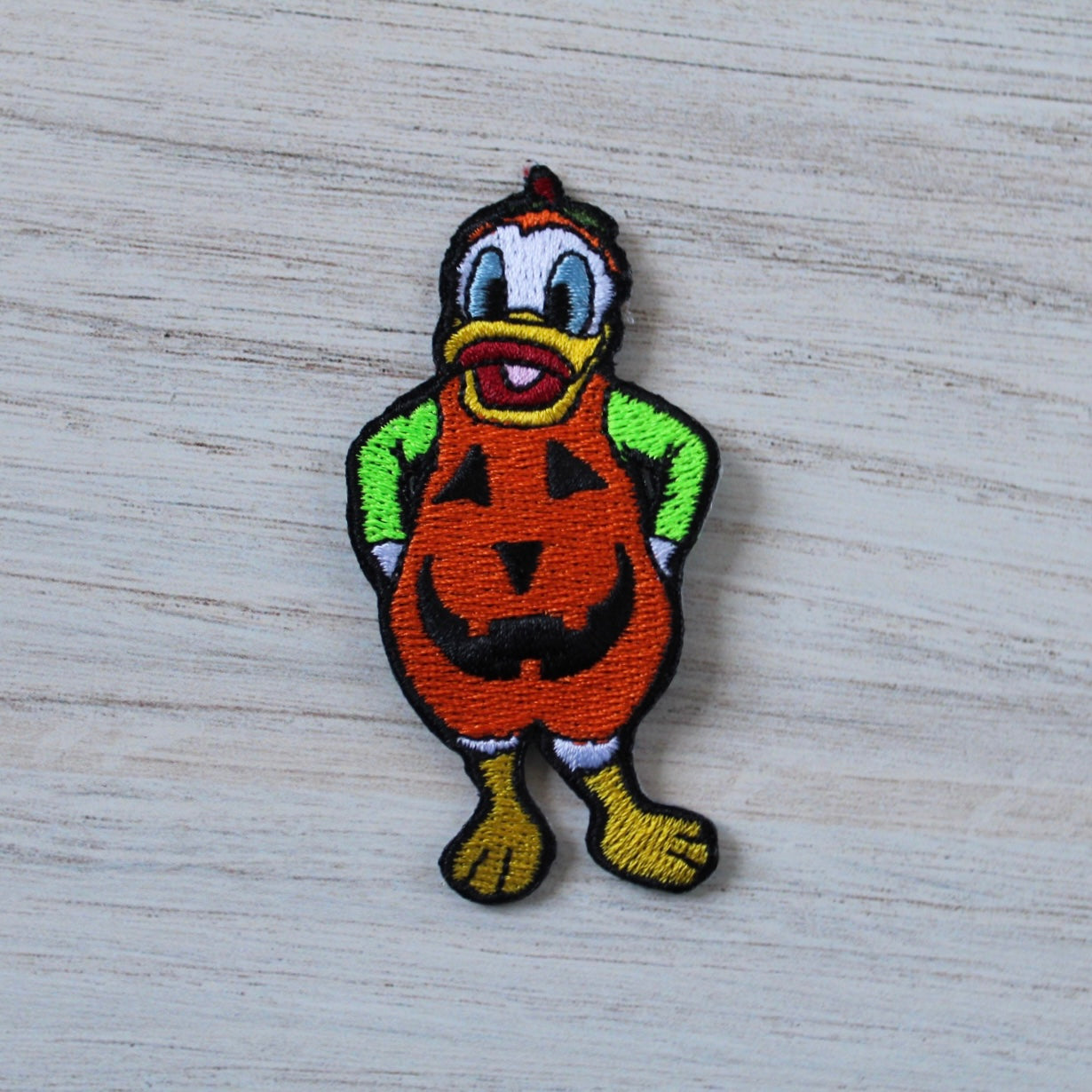 Pumpkin Duck Iron on Patch