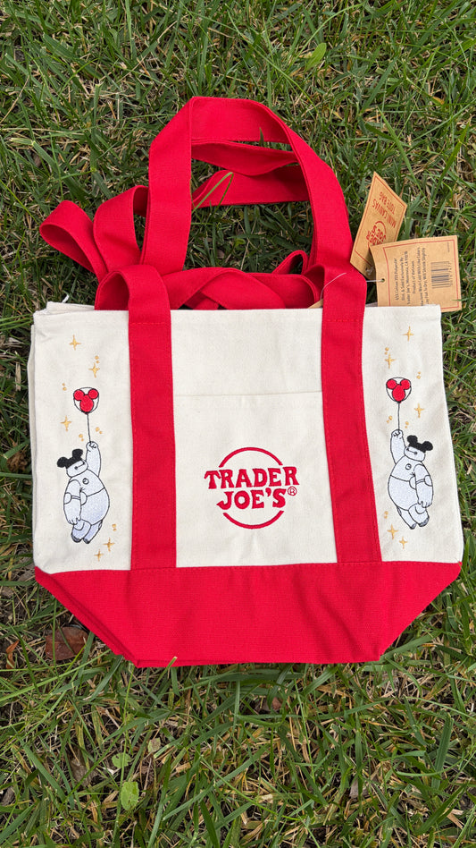 RTS Mini Baymax Red Embroidered Tote