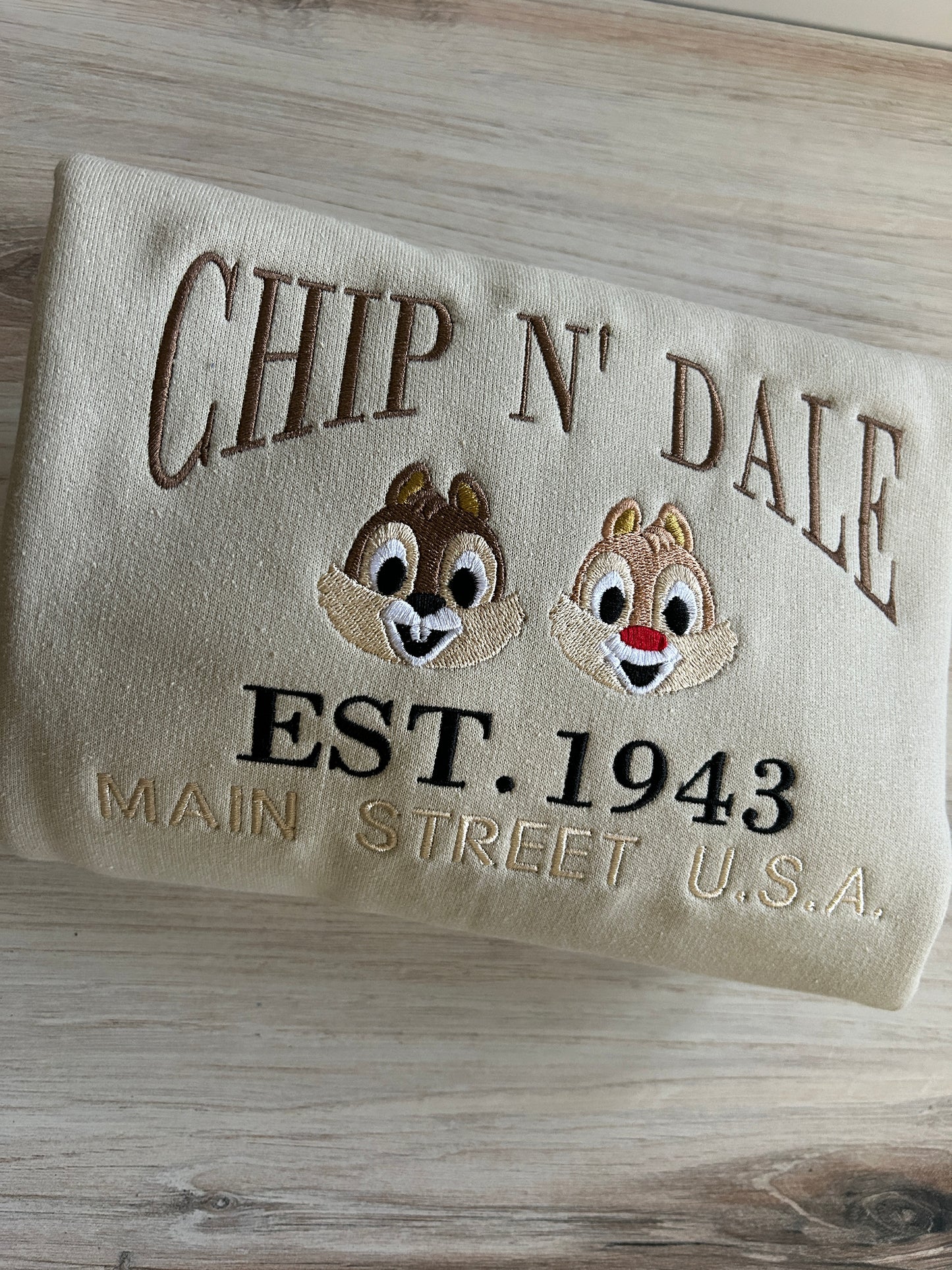 Chipmunks Embroidered Sweater