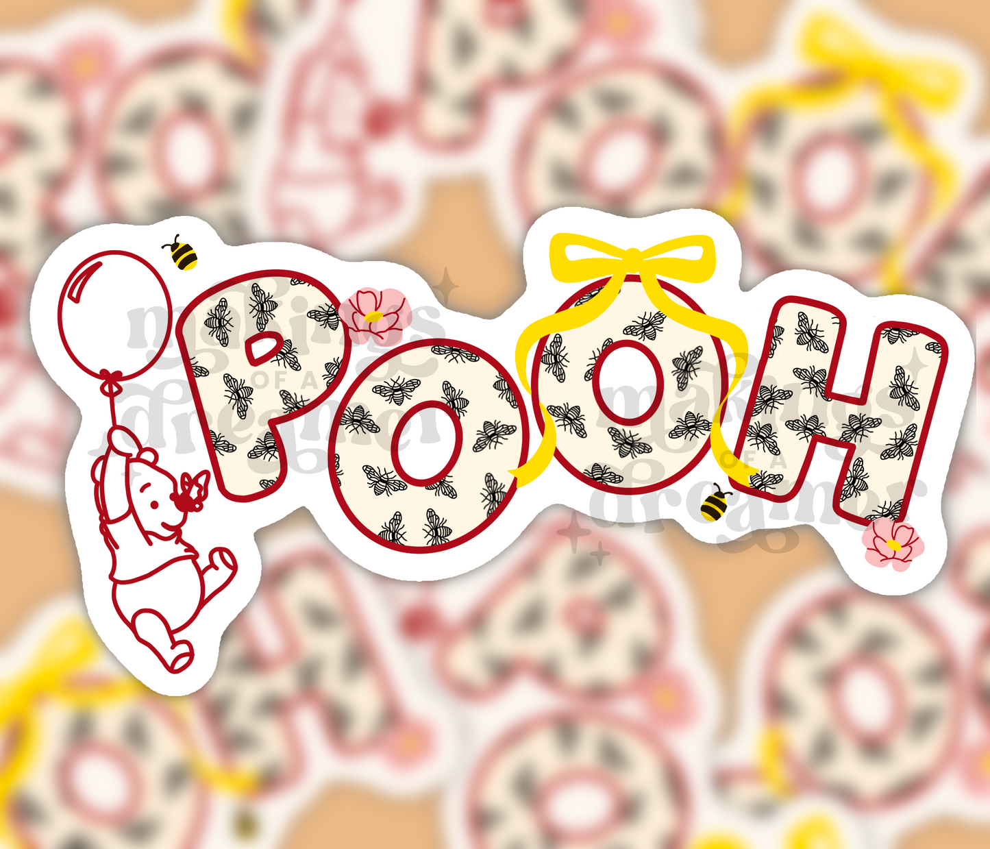 Pooh Bear Sticker