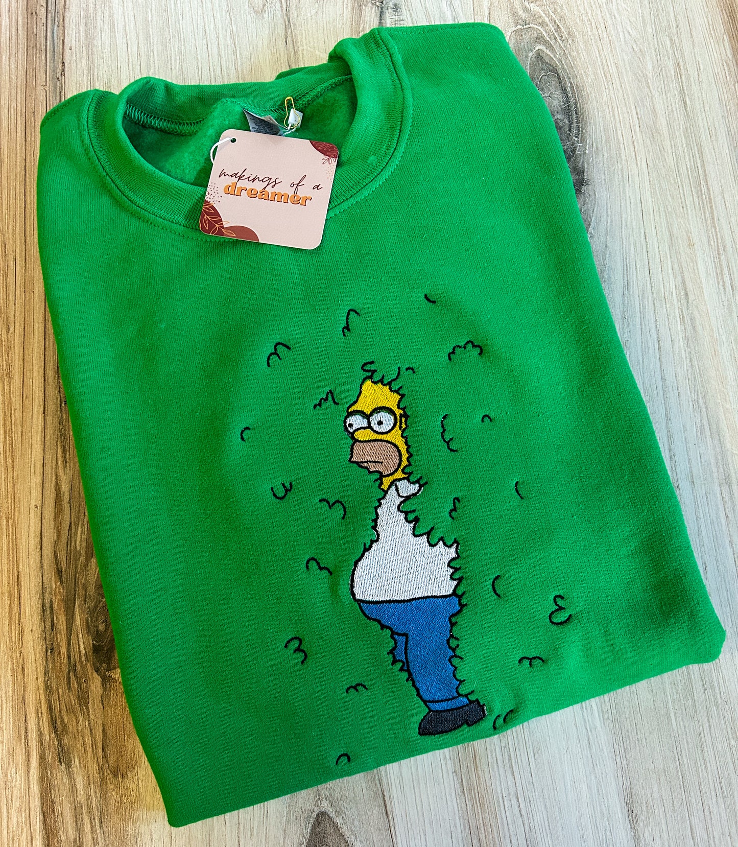 Into the Bushes Embroidered Sweater