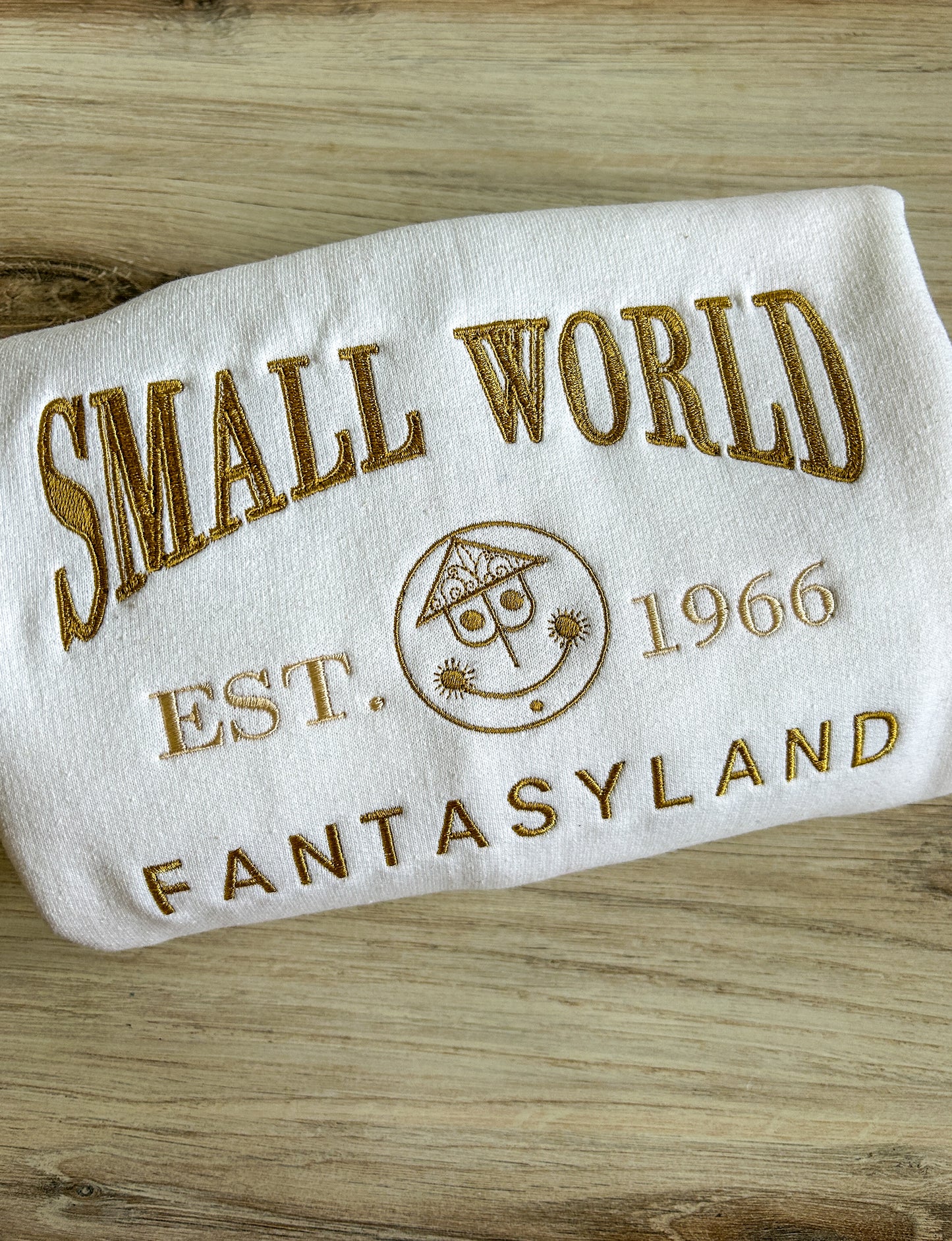 Small World Embroidered Sweater
