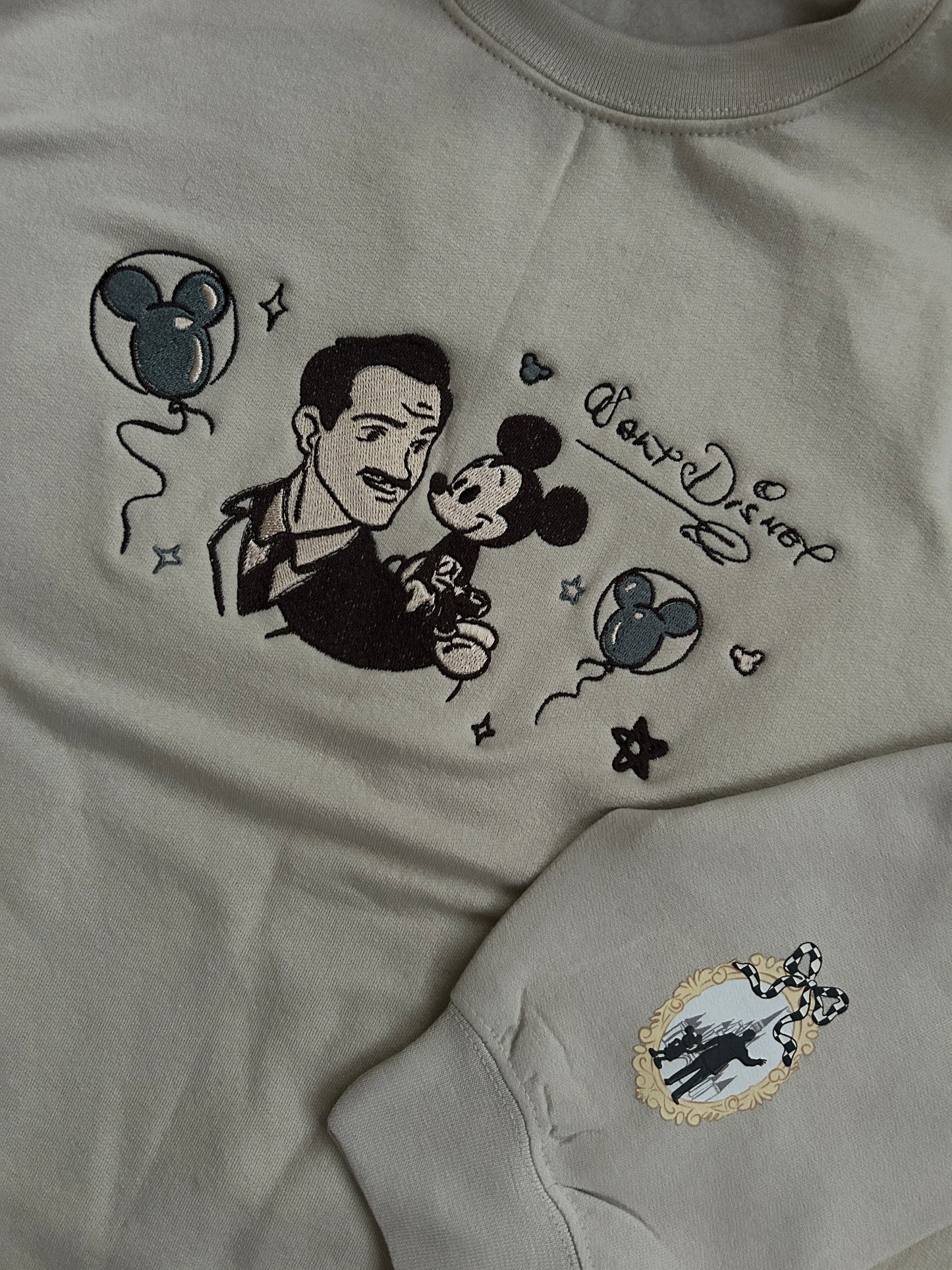 Walt and Mick Embroidered Sweater