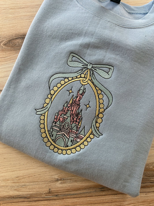 Castle Locket Embroidered Sweater