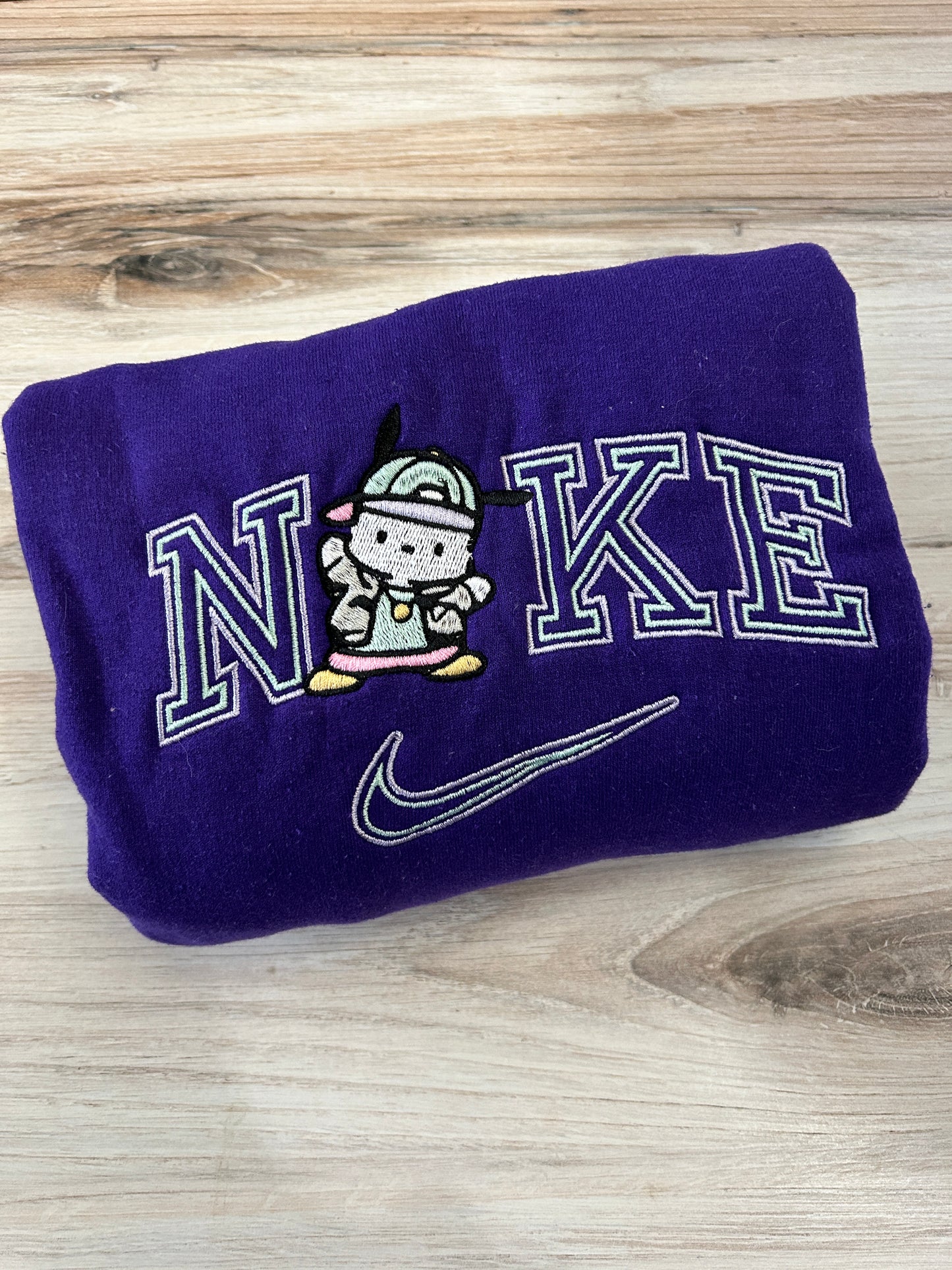 Kawaii Hip Hop Dog Embroidered Sweater