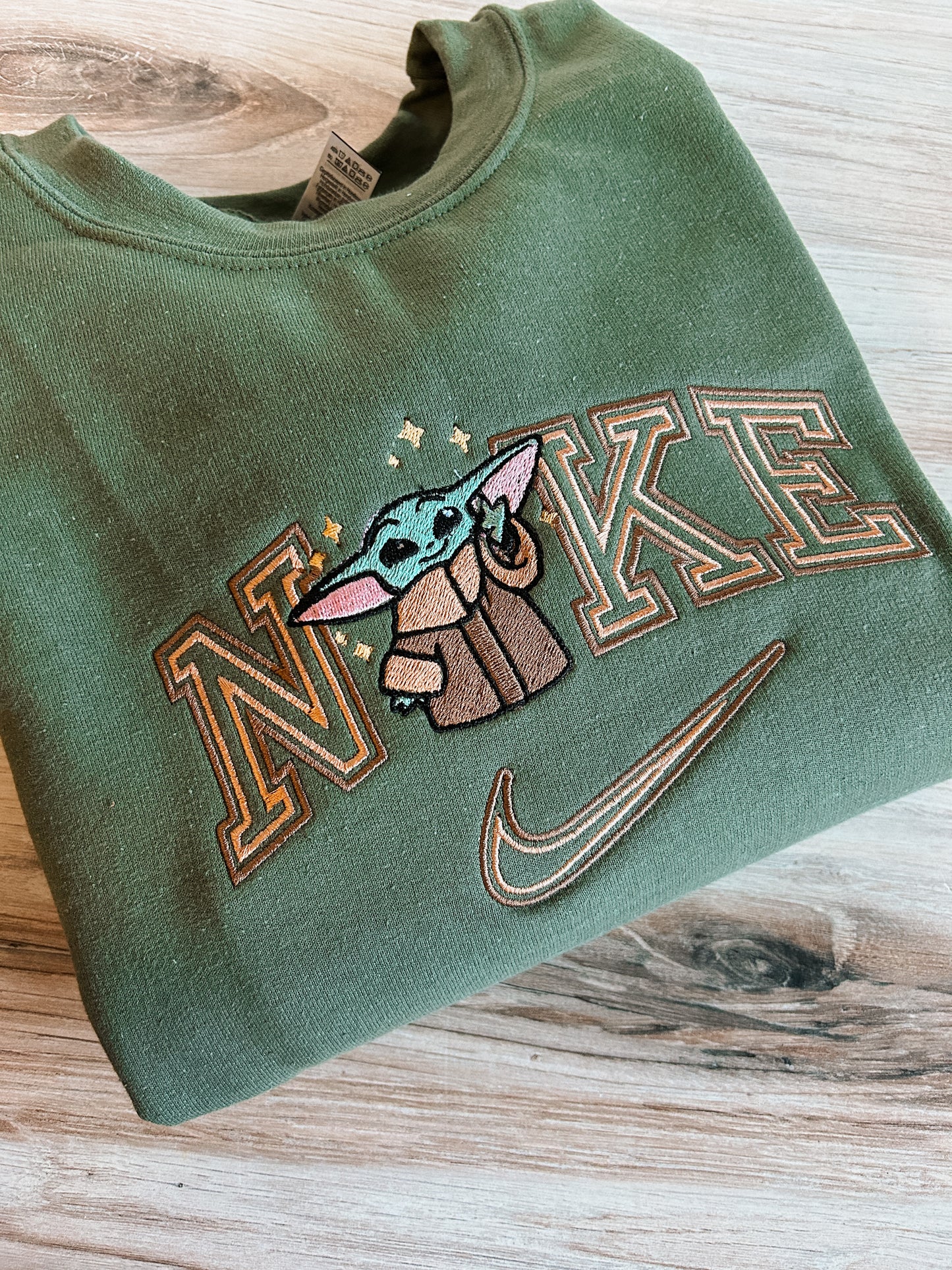 Grogu Embroidered Sweater