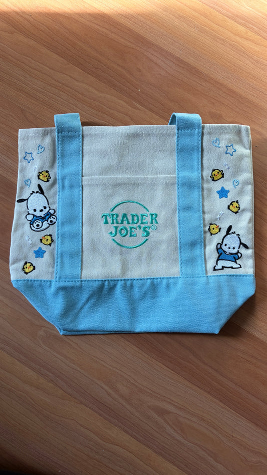 RTS Mini Blue Pochacco Embroidered Tote