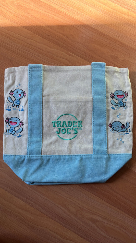 RTS Mini Blue Wooper Embroidered Tote