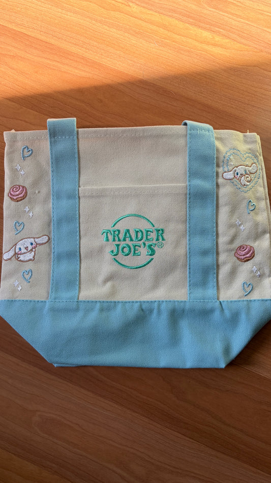 RTS Mini Blue Cinnamaroll Embroidered Tote