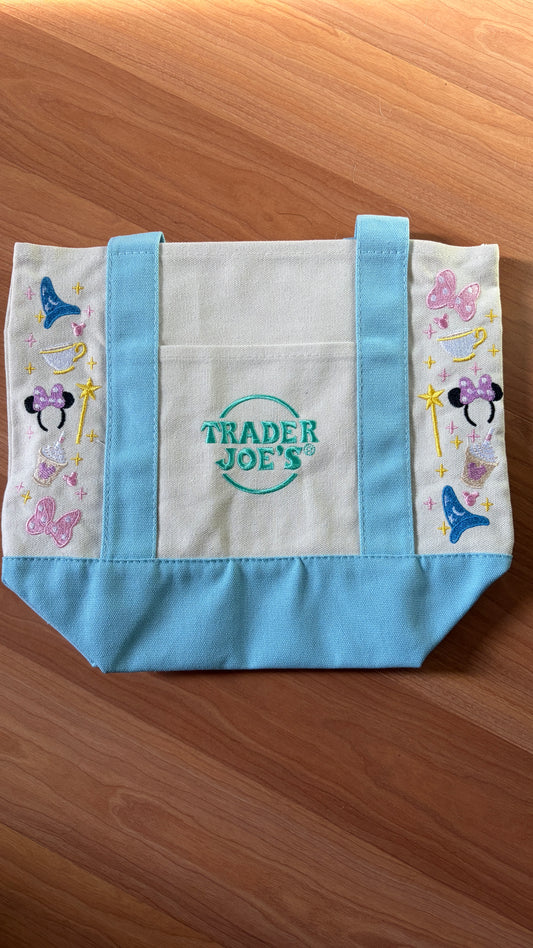 RTS Mini Blue Icons Embroidered Tote