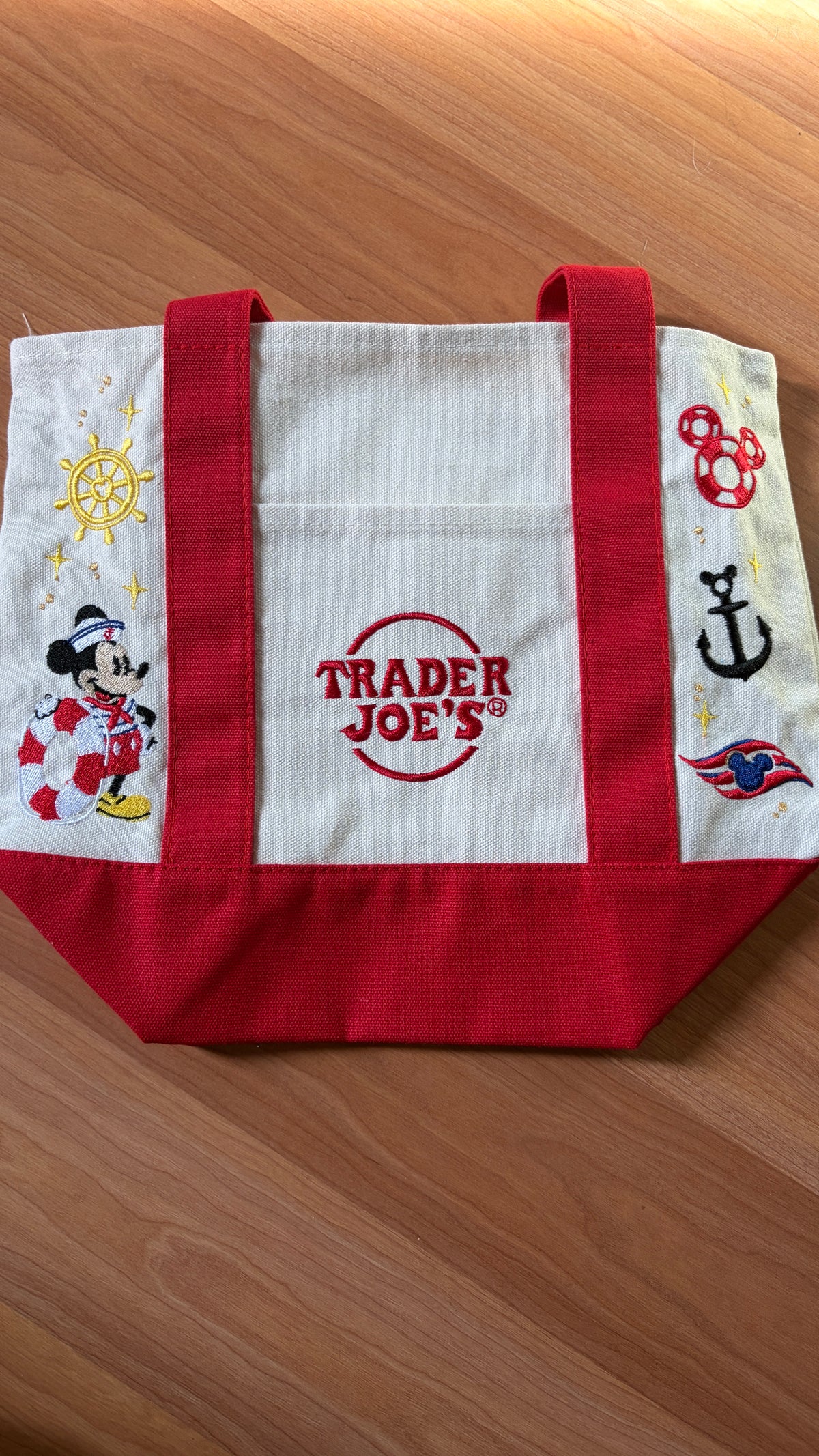RTS Mini Red Cruise Embroidered Tote