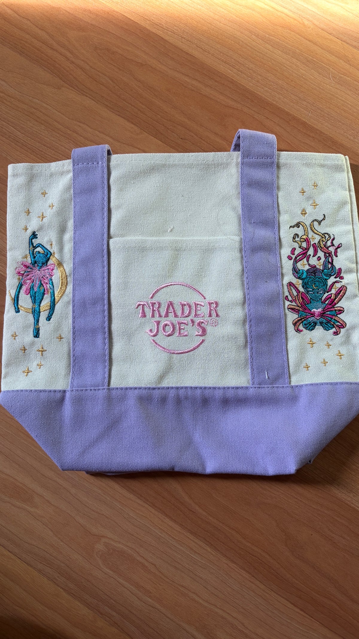 RTS Mini Lavender Sailor Moon Embroidered Tote