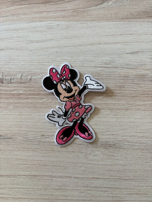 Main Girl Mouse Iron on Patch