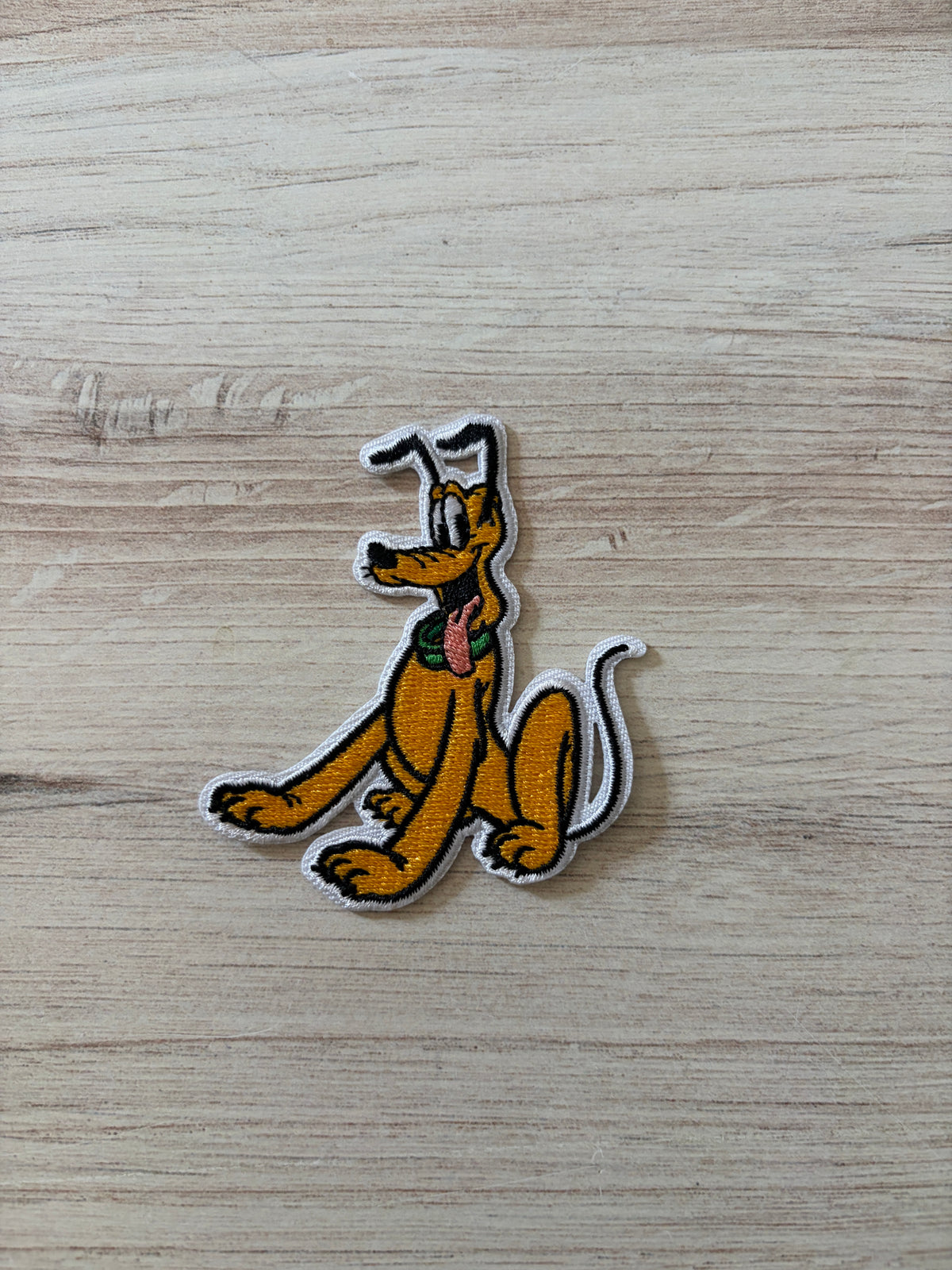 Happy Dog Iron on Patch