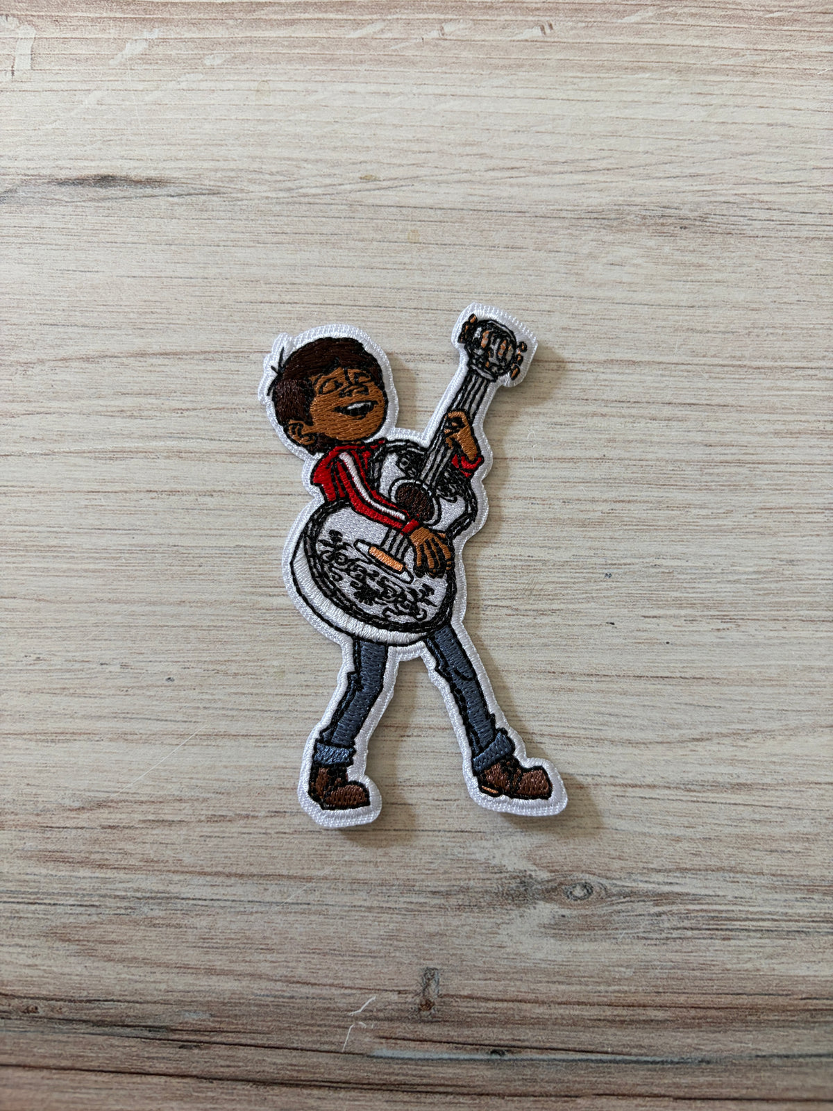 Miguel Guitar Iron On Patch