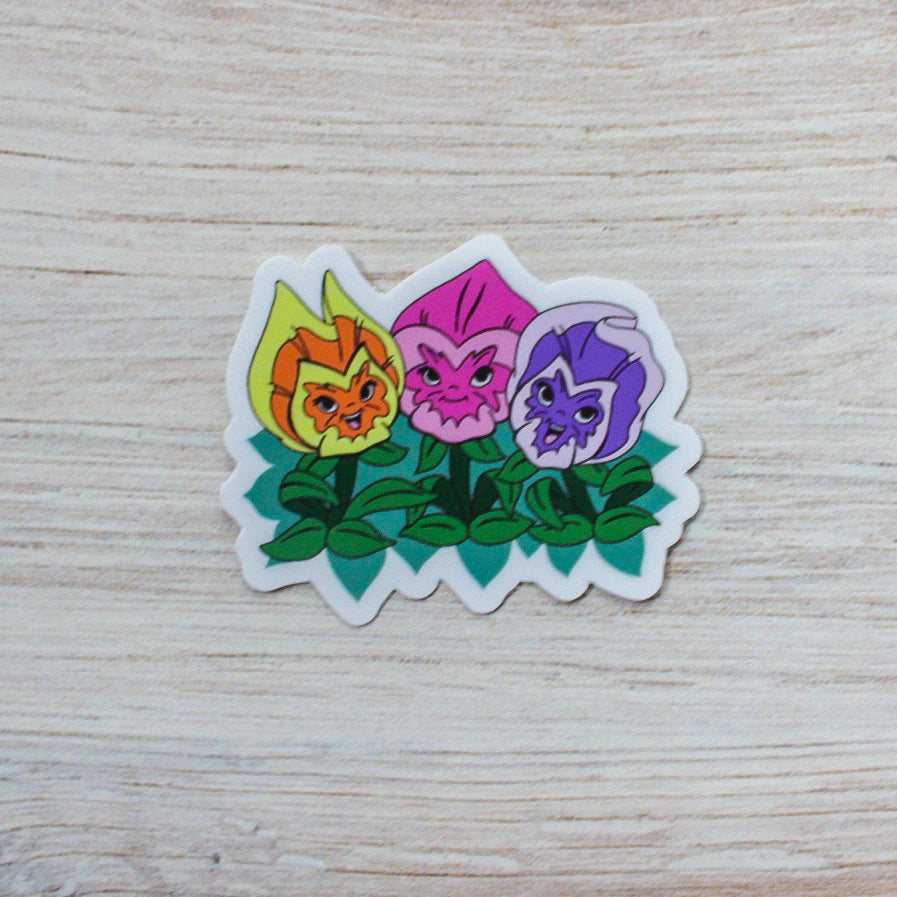 Wonderland Flowers Sticker