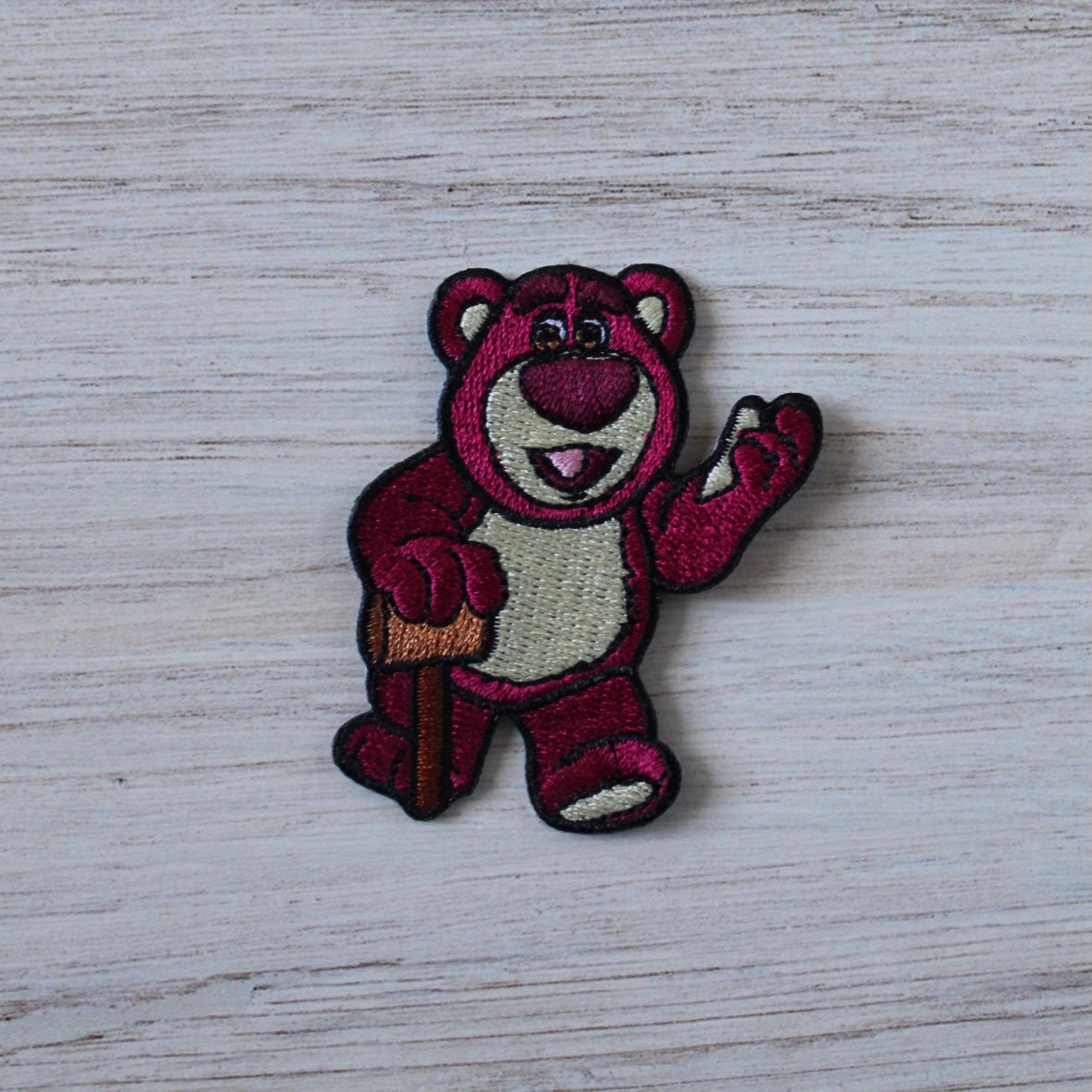 CLEARANCE Strawberry Bear Iron on Patch