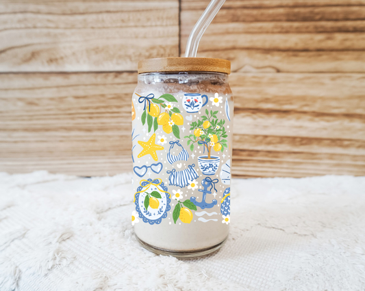 Mediterranean Glass Cup
