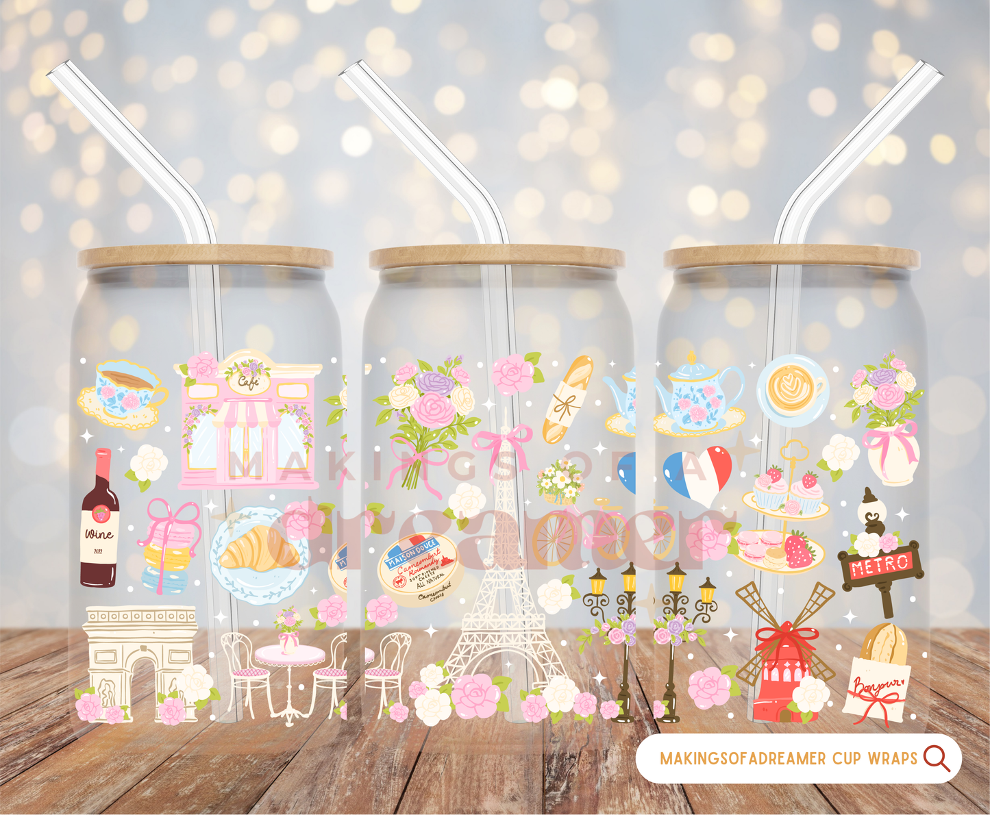 Paris Glass Cup