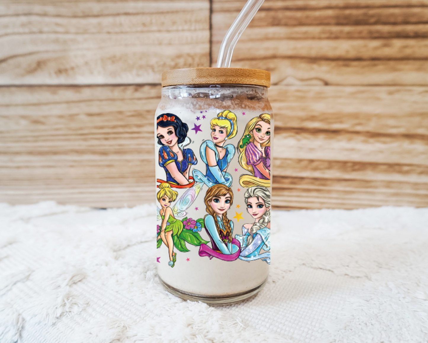 Princesses Glass Cup