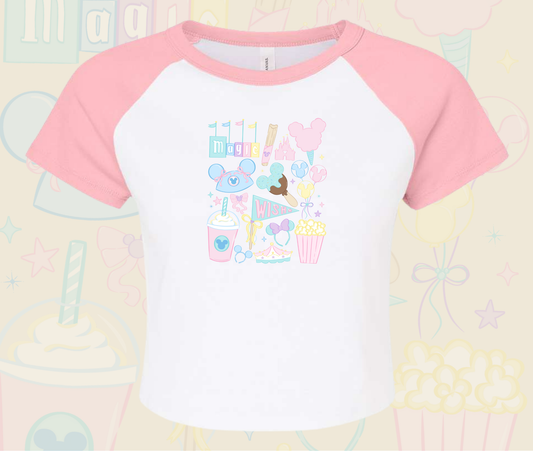 Pastel Magic Baby Tee Shirt