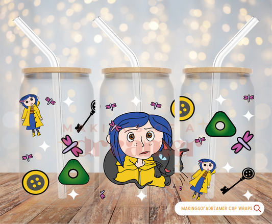 Stop Motion Girl Cup Wrap