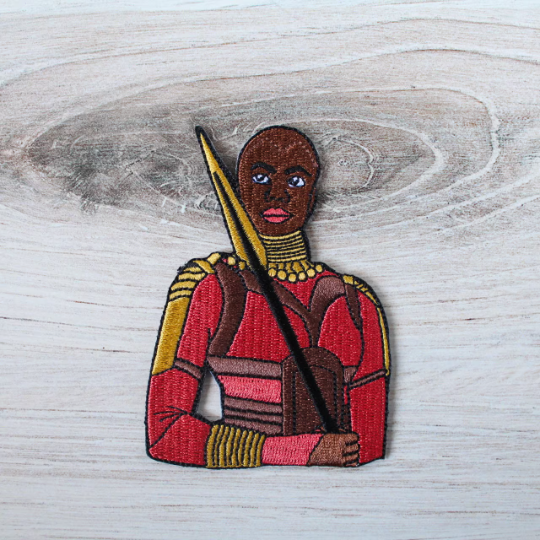 Woman Warrior Iron on Patch