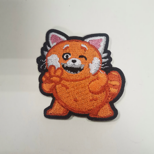 Red Panda Iron on Patch