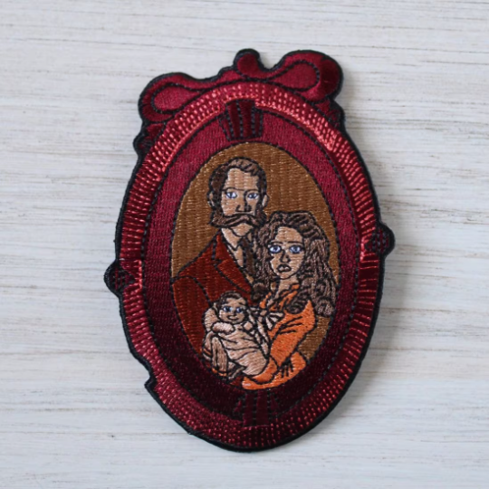 Jungle Family Portrait Iron on Patch